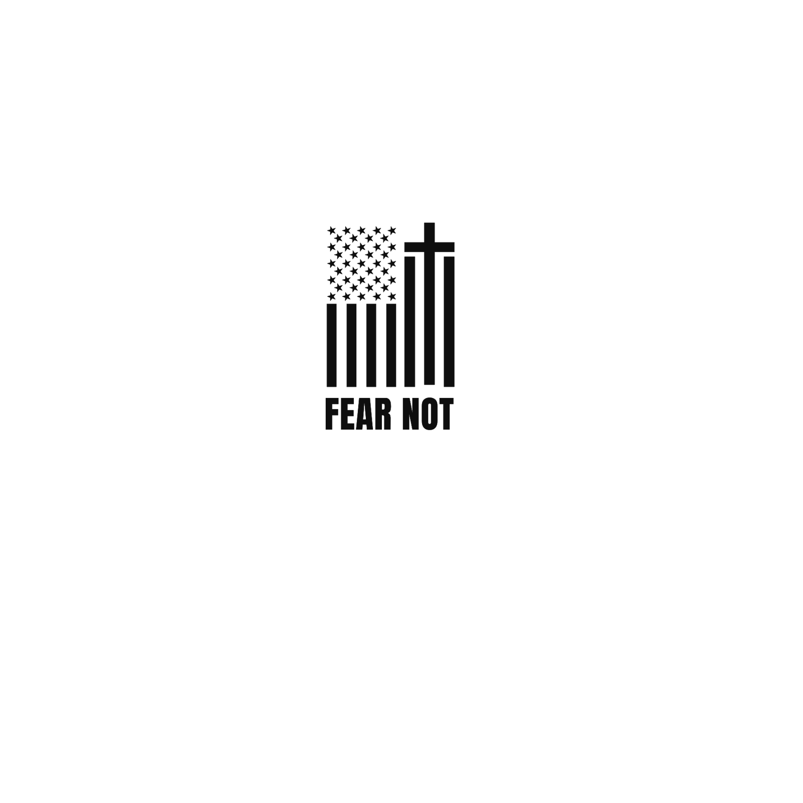 Fearnot flag black